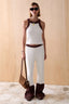 The	Luma Knit Tank - Latte