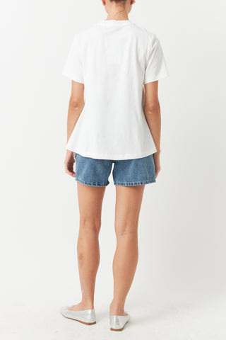 Flared T-Shirt - White