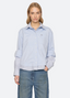 Zayna Dbl Layer Button Down - Blue