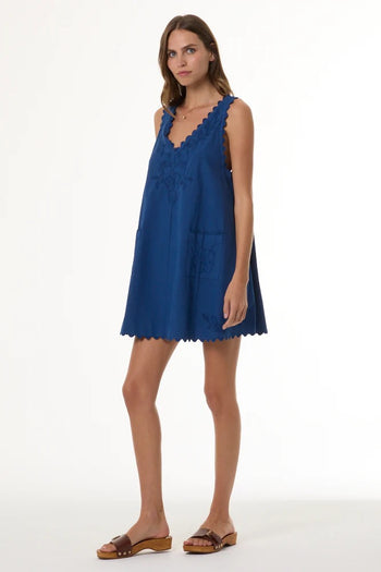 Kiona Mini Swing Dress - Sailor