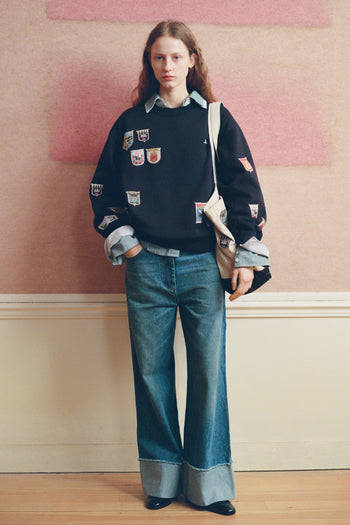 Zayna Denim Straight Leg Jean - Blue