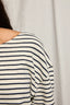 Taylor - Recycled Cotton Long Sleeve Tee - Navy Stripe