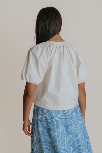 Henley Top - Bone