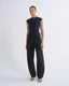 Luna Trouser Structured Twill - Obscura