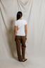 Suri Poorboy Rib Crewneck Cap Sleeve - White