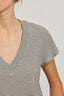Rosie - Spandex Jersey V Neck
