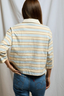 Daria - Cotton Rugby - Powder Blue Stripe