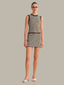 Alessia Teddy Stripe Tank - Shaved Chocolate Combo