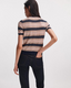 Teresa Silk Blend SS Cardi - Navy Multi