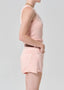 Isabel Rib Tank - Melon Creme