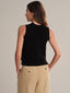 Demi High Neck Tank - Black