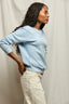 Ziggy - Inside Out Fleece Shrunken Crew - Powder Blue