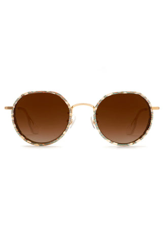 Calliope Sunglasses - Como + Crystal 18K