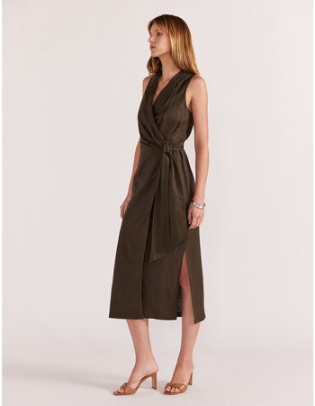 Saskia Wrap Midi Dress