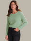 Emma Shaker Sweater - Silt Green