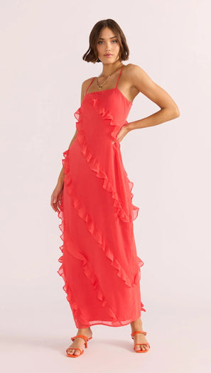 Venus Ruffle Maxi Dress