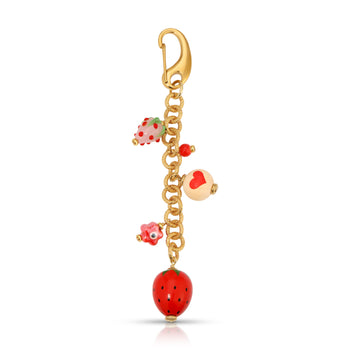 Strawberry Bag Charm