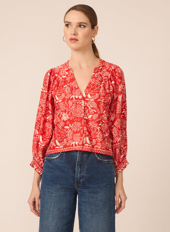 Kayla Blouse - Kyoto Print