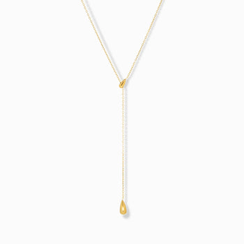 Droplet Lariat Necklace - waterproof