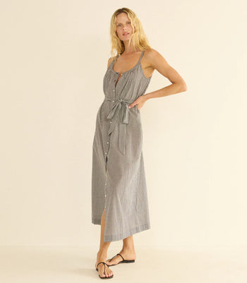 Nevita Dress - Noir Gingham