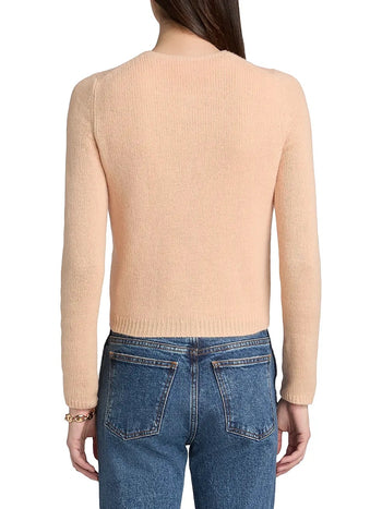 Thea Cashmere Cardigan - Light Peach Sorbet