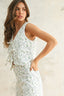 Floral Tie Front Vest