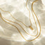 Double Layer Snake Chain Waterproof Necklace