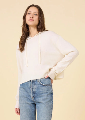 Lance Cashmere Hoodie - Ivory