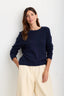 Sloane Cashmere Pullover - Navy