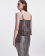 Lili Beaded Tank - Chocolate