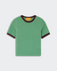 Rib Ringer Tee - Highland/Fig