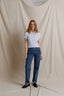 Isabel Sweater Rib Top - Heather Grey