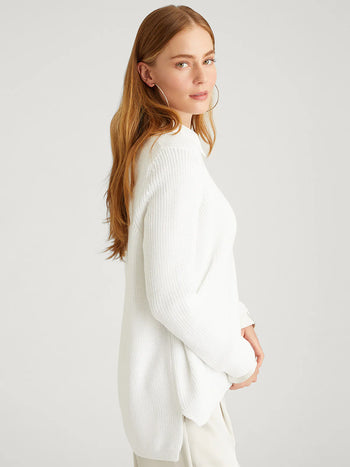 Emma Crewneck Shaker Sweater