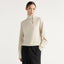 Sanchia Button Turtleneck Sweater - Natural