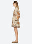 Fiorella Border Print L/Slv Dress