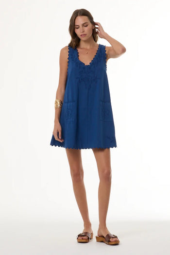 Kiona Mini Swing Dress - Sailor