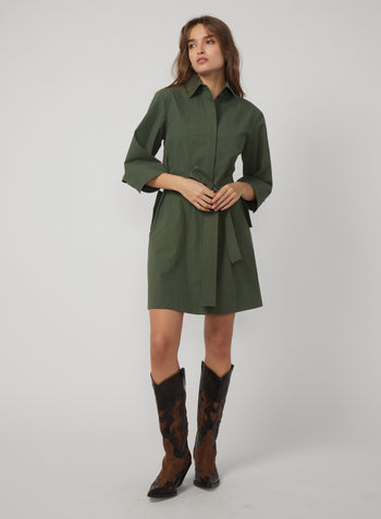 Nova Dress - Olive Green
