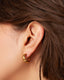 Staple Hoops Small - Gold