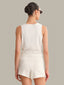 Valentina Button Down Top - Chalk