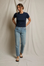 Fitz - Viscose Rib Crewneck tee
