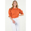 Puff Sleeve Collard Blouse