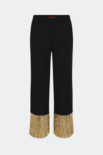 Nella Fringe Pant - Black