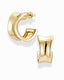 Zara Volume Hoops - Gold Plate