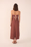 Contrast Midi Dress