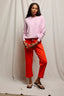 Ziggy - Inside Out Fleece Shrunken Crew - Sugar Pink