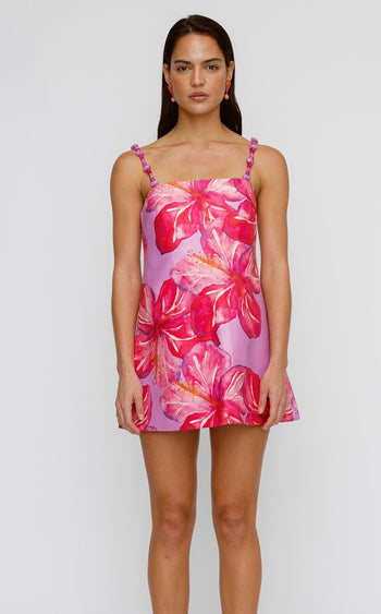 the bay ladies dresses The Bay Dress (Blue Zig Zag Print) | Luxury Silk Dress
