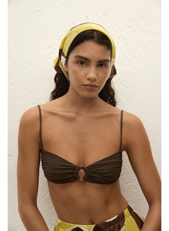 Soleil Head Scarf - Mila Geometric Print