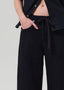 Brynn Linen Drawstring Trouser - True Navy