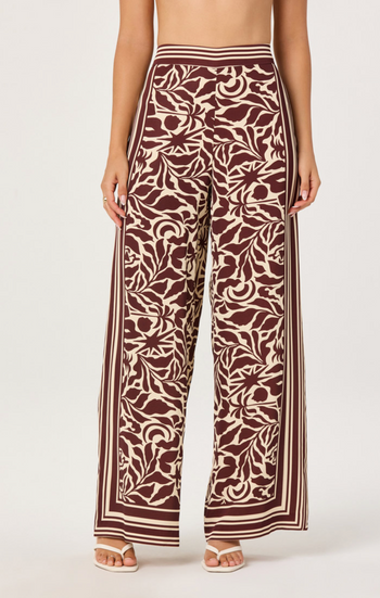 Eva Pants - Brown Tropical
