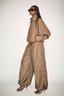 Malika Drawstring Pant - Bronze